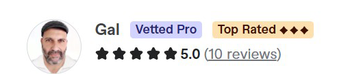 Fiverr Profile Badge